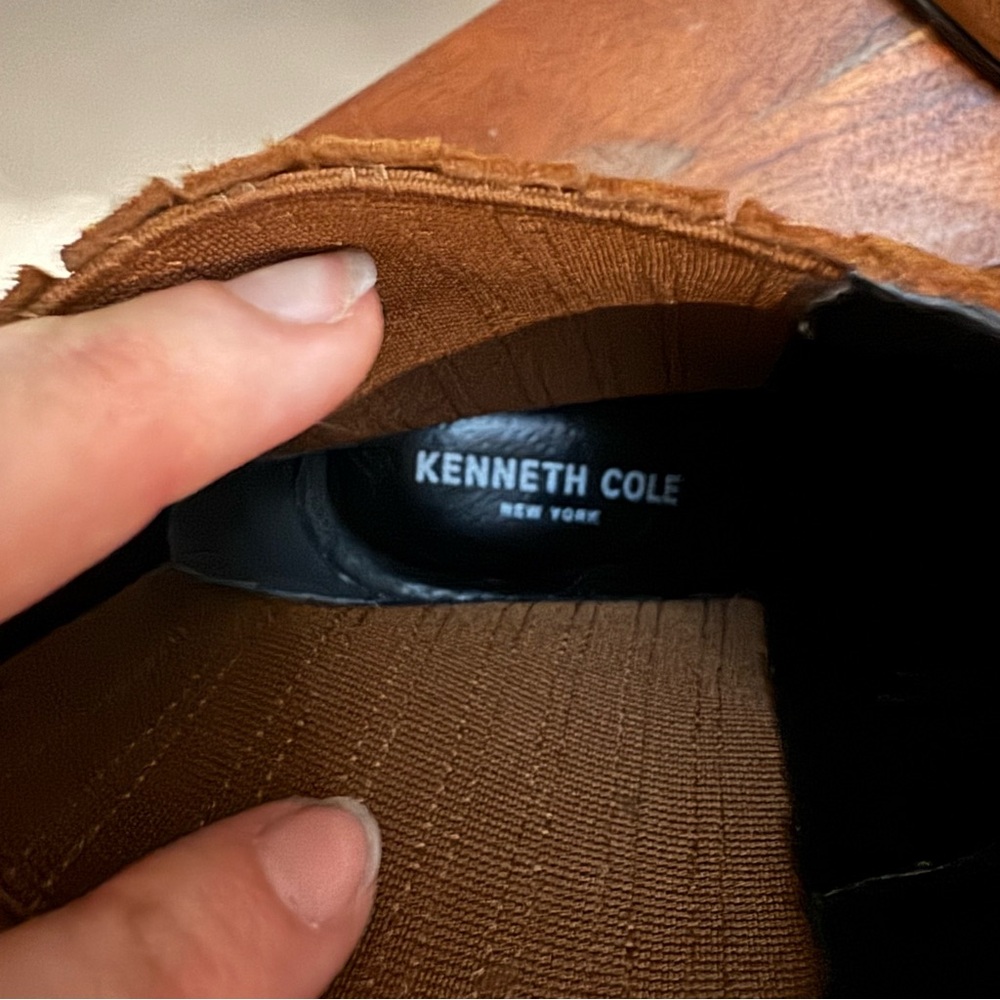 Kenneth Cole Tan Suede Heeled Boots - Picture 7 of 7